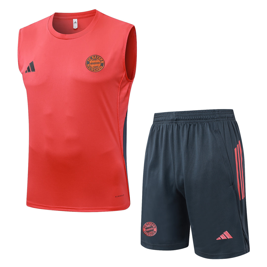 Kit Regata Bayern de Munique 25/26 - Coral/Azul Petróleo
