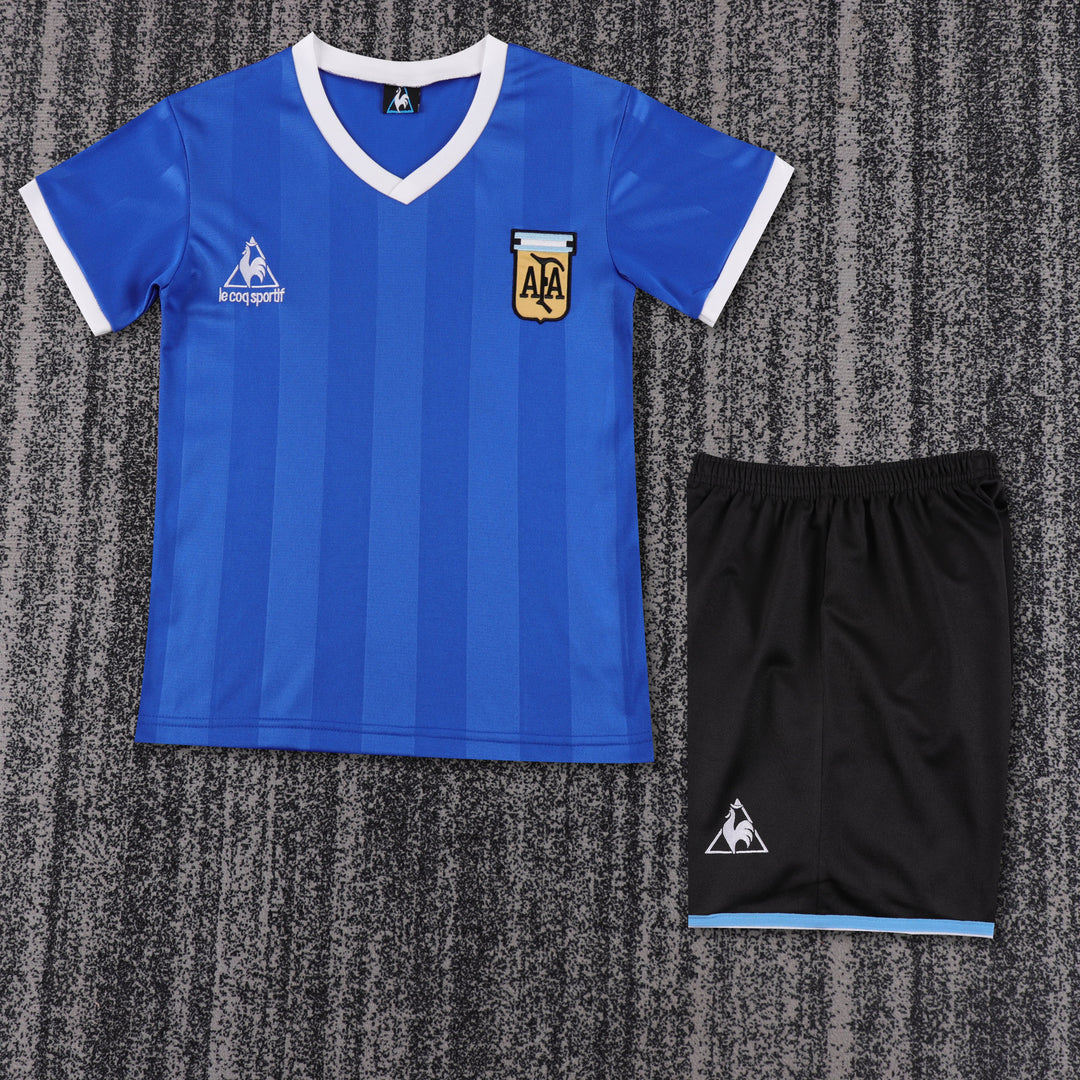 Camisa Retrô Argentina 1986 Away Infantil – Belt Sports
