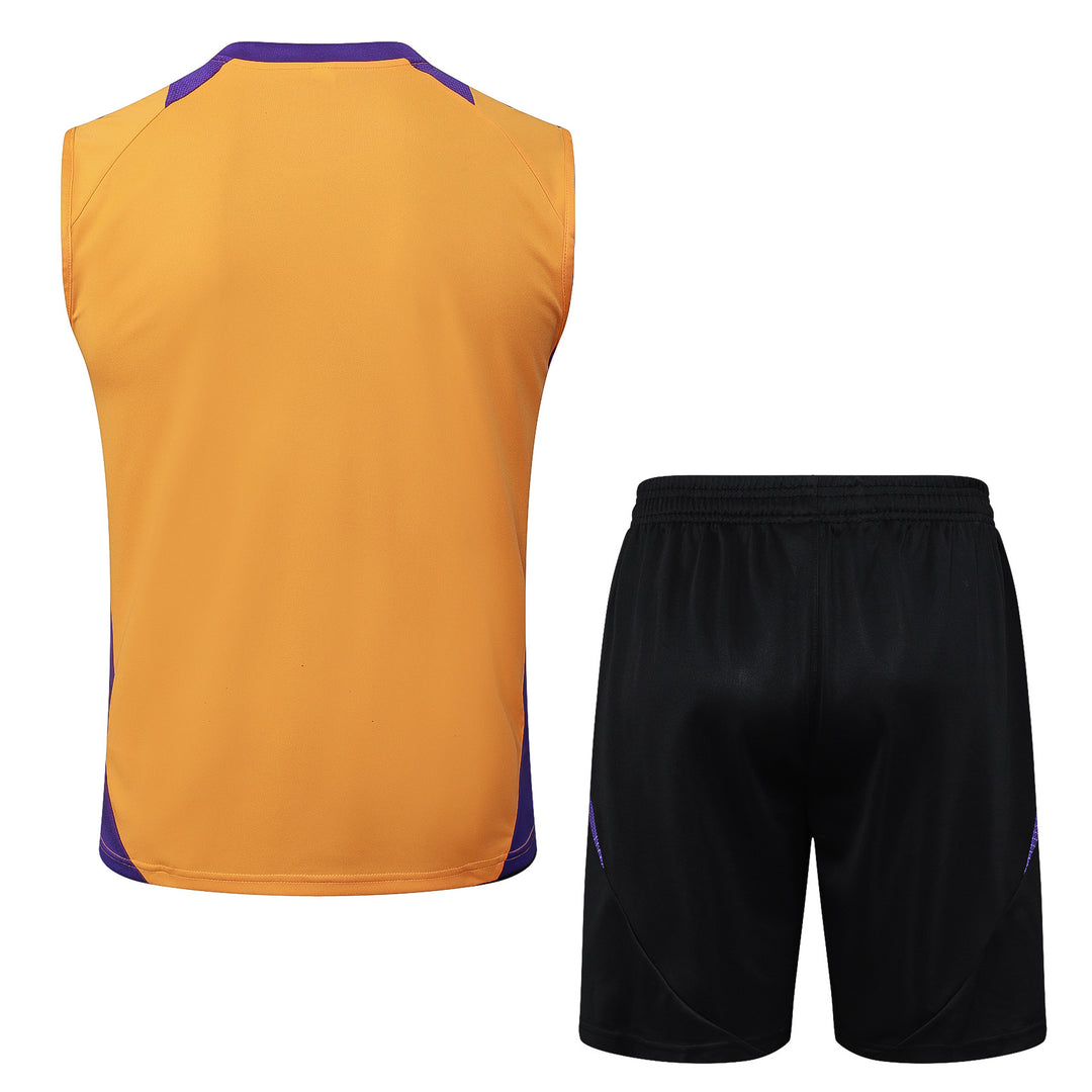 Kit Regata Real Madrid 24/25 - Mostarda/Preto/Roxo