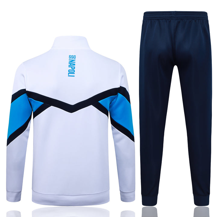 Conjunto Napoli 25/26 - Branco/Azul Capri