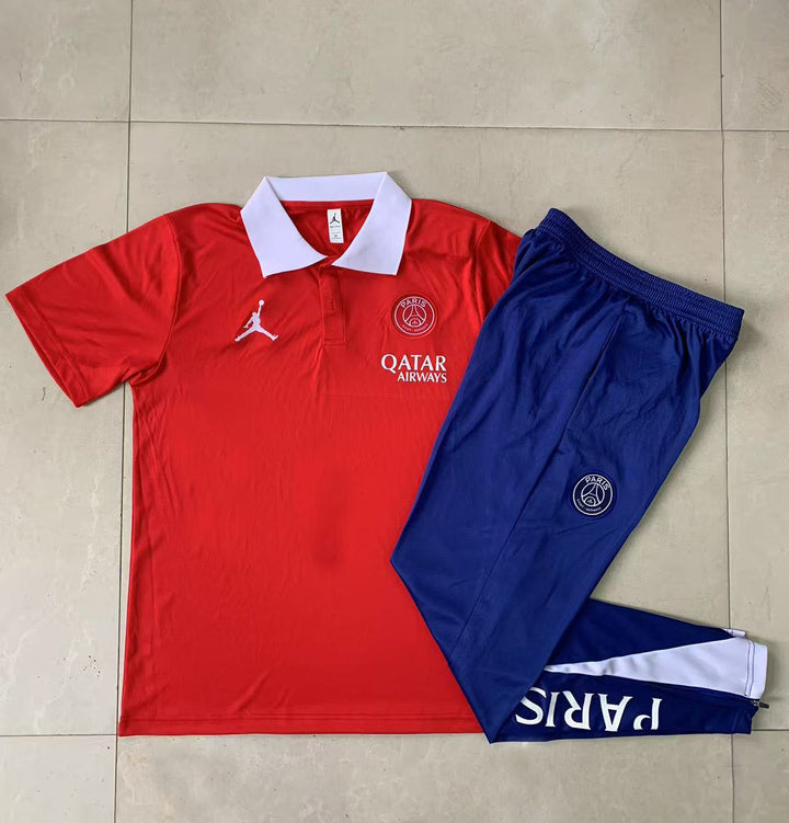 Kit Polo PSG 24/25 - Vermelho