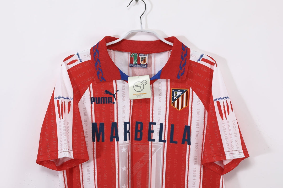 Camisa Retrô Atletico Madrid 1995/96 Home – Belt Sports