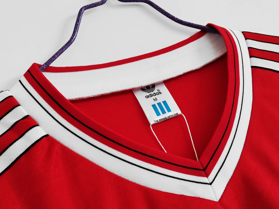 Camisa Retrô Manchester Unitd 1986/88 Home Manga Longa – Belt Sports
