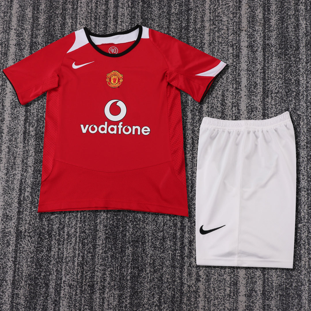Camisa Retrô Manchester United 2005/06 Home Infantil – Belt Sports