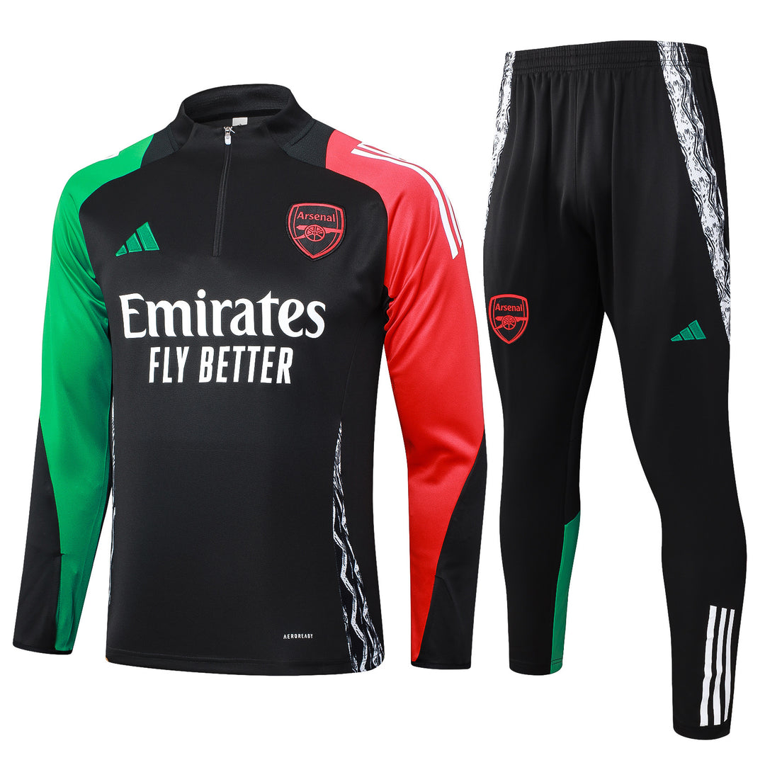 Conjunto Treino Arsenal 24/25 - Verde/Vermelho