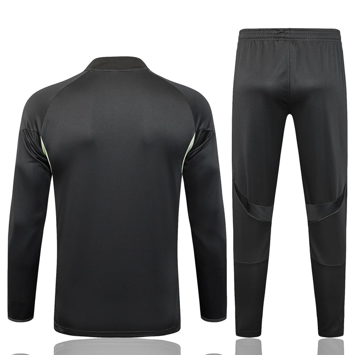 Conjunto Treino Real Madrid 25/26 - Preto/Verde Musgo