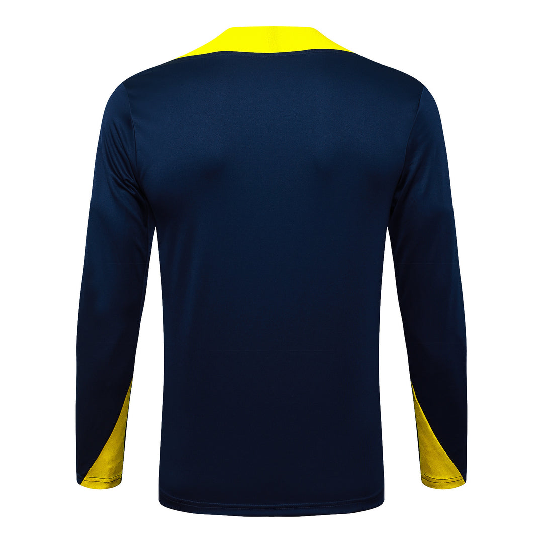 Blusão Atlético Madrid 2025/26 - Azul Marinho/Amarelo
