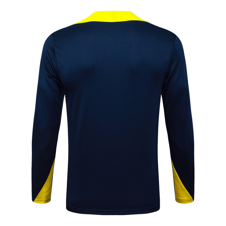Blusão Atlético Madrid 2025/26 - Azul Marinho/Amarelo