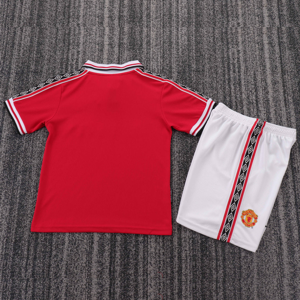 Camisa Retrô Manchester United 1998/99 Home Infantil – Belt Sports