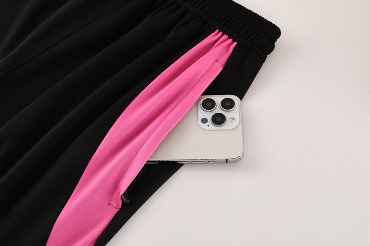 Calça Treino Adidas  - Preto/Rosa