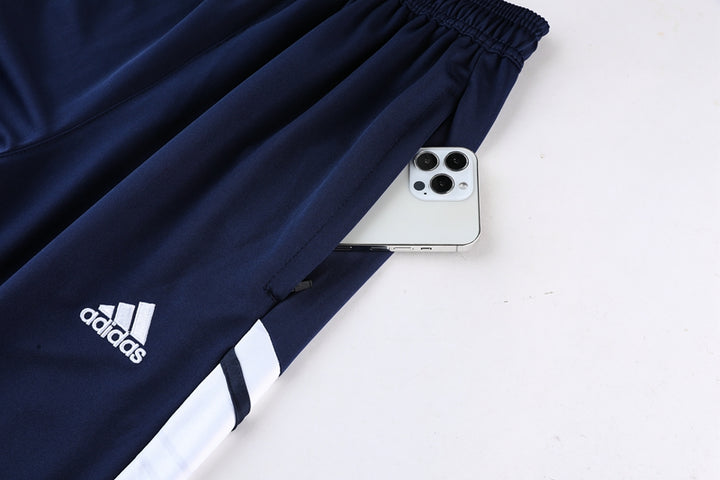 Calça Treino Adidas - Azul Marinho/Branco II