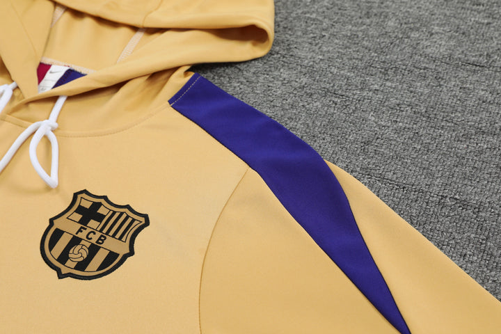Conjunto Barcelona 2024/25 Bege - Capuz