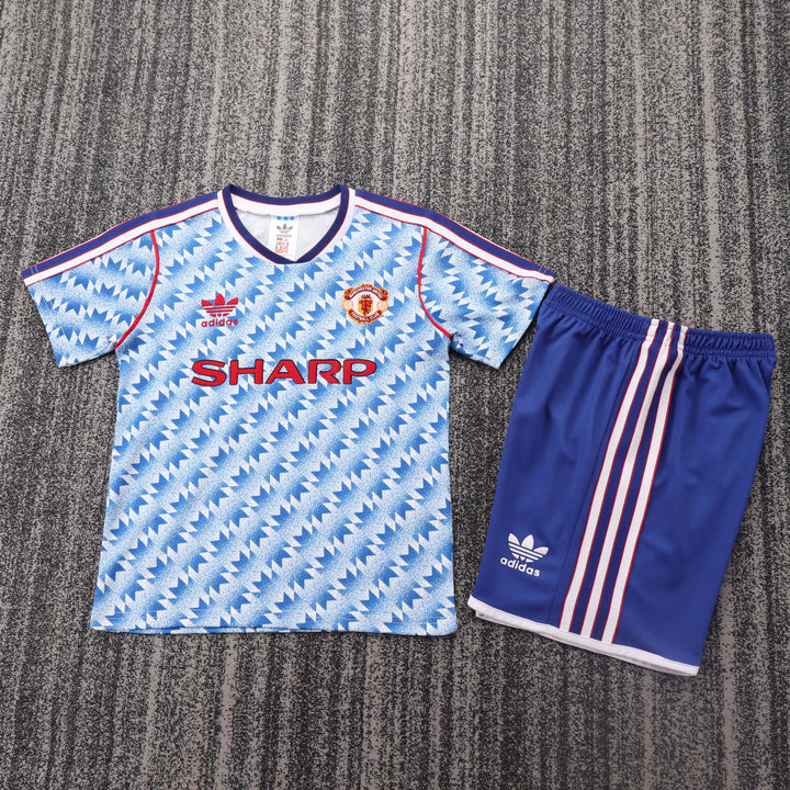 Camisa Retrô Manchester United 1990/91 Away Infantil – Belt Sports