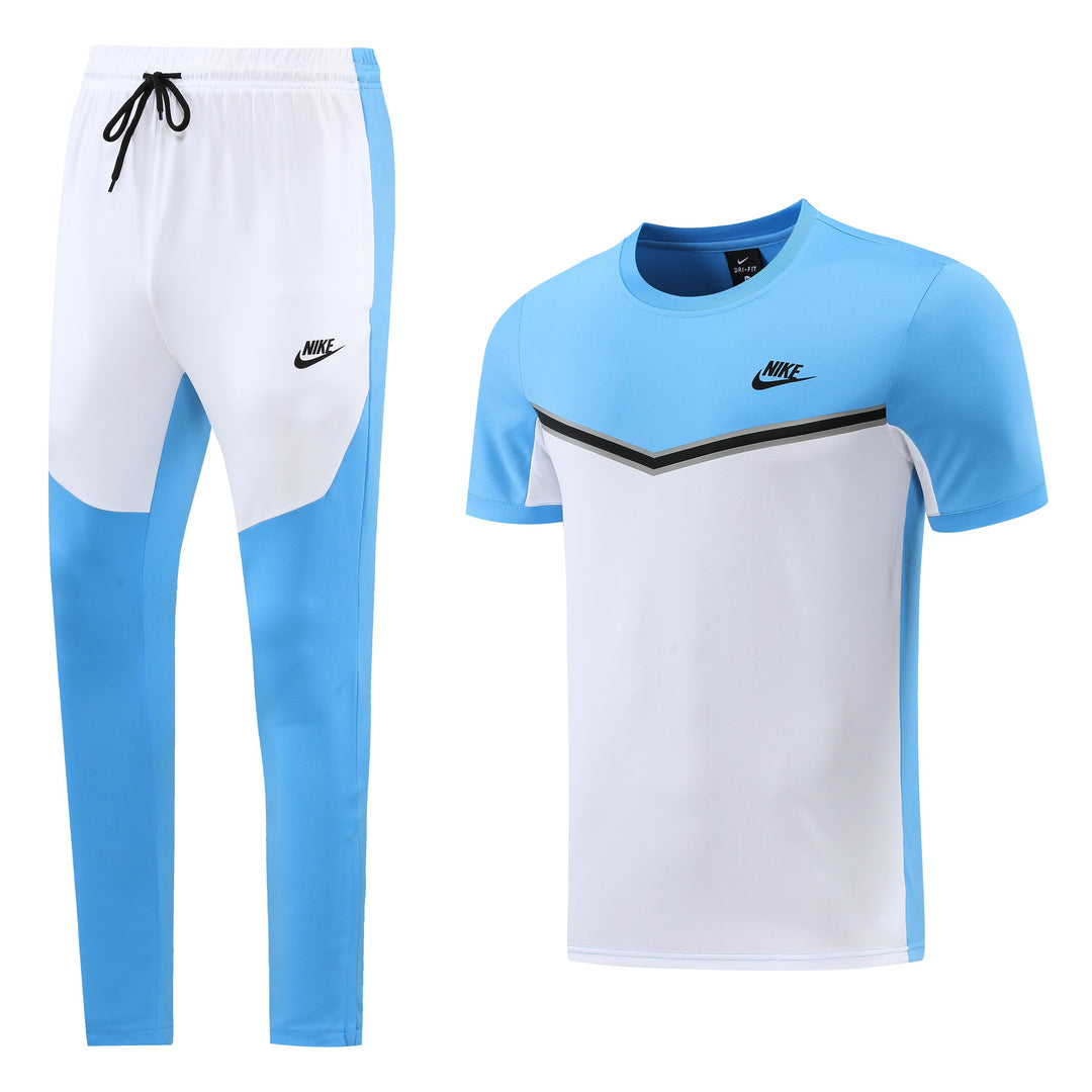 Kit Calça Nike - Azul Claro/Branco