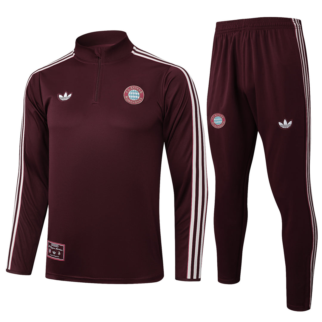 Conjunto Treino Bayern de Munich 25/26 - Vinho