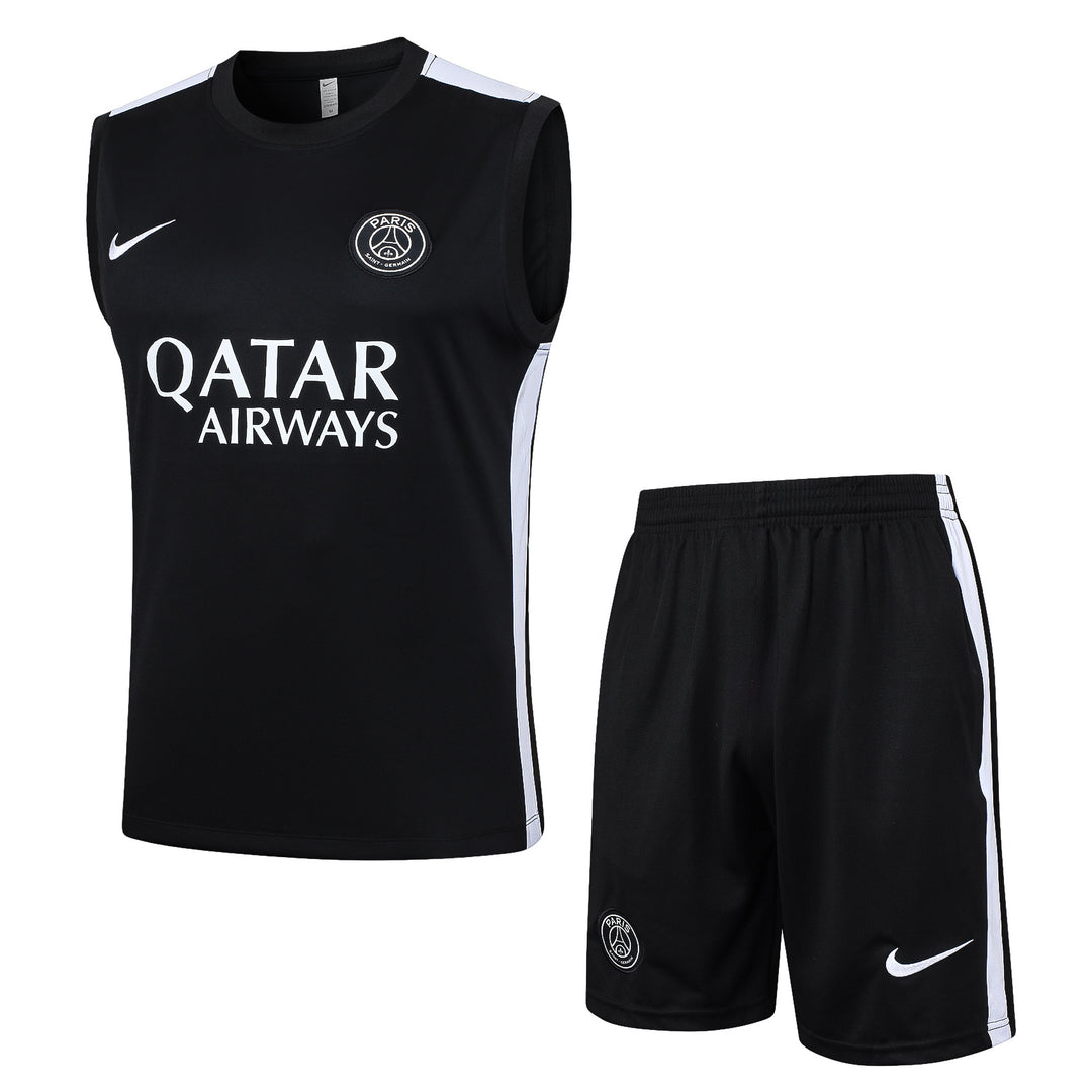 Kit Regata PSG 23/24 - Preto/Branco