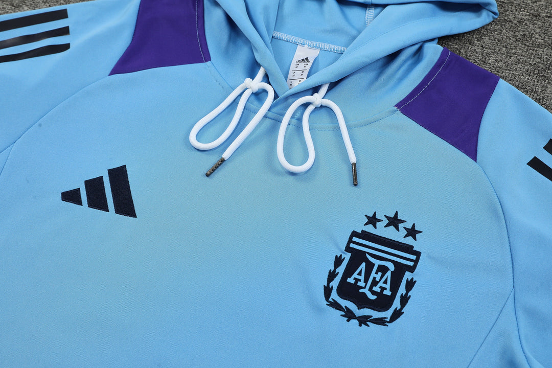 Conjunto Argentina 2024/25 Azul Claro - Capuz
