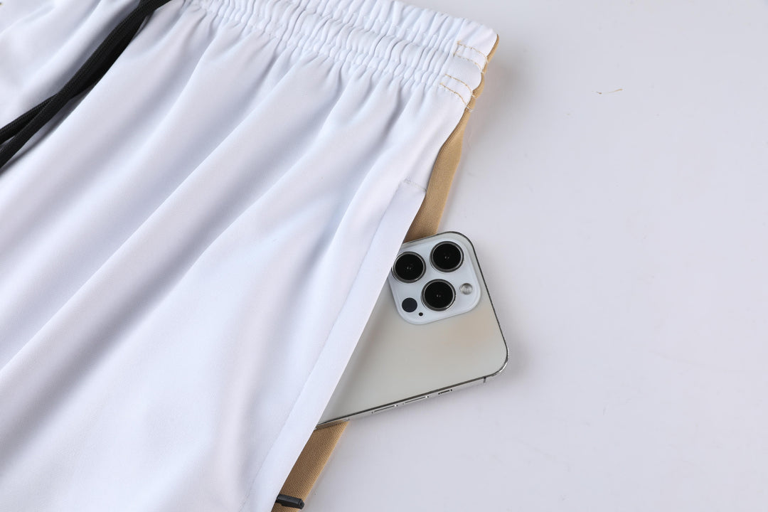 Kit Calça Nike - Bege/Branco