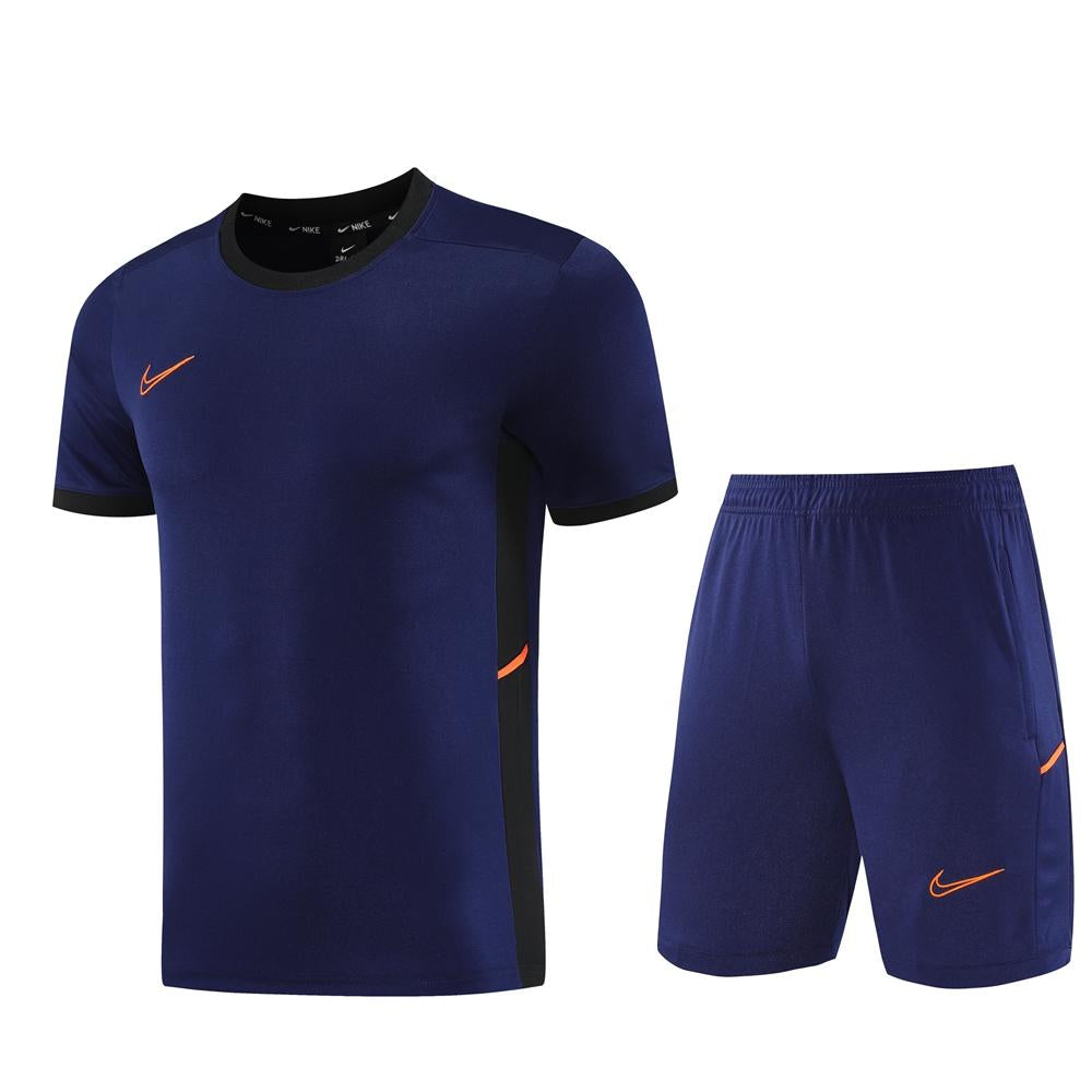 Kit Nike - Azul Escuro/Laranja