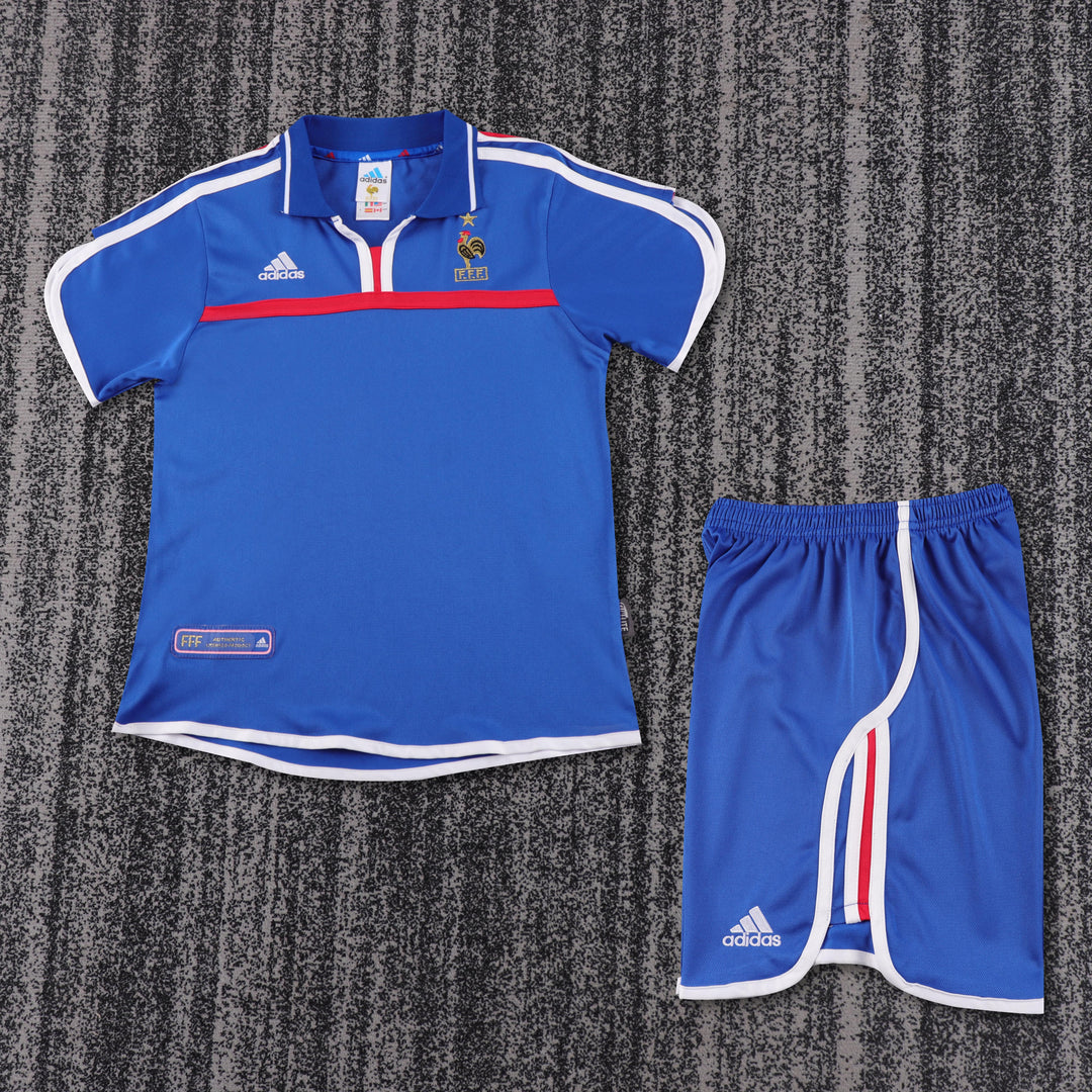 Camisa Retrô França 2000 Home Infantil – Belt Sports