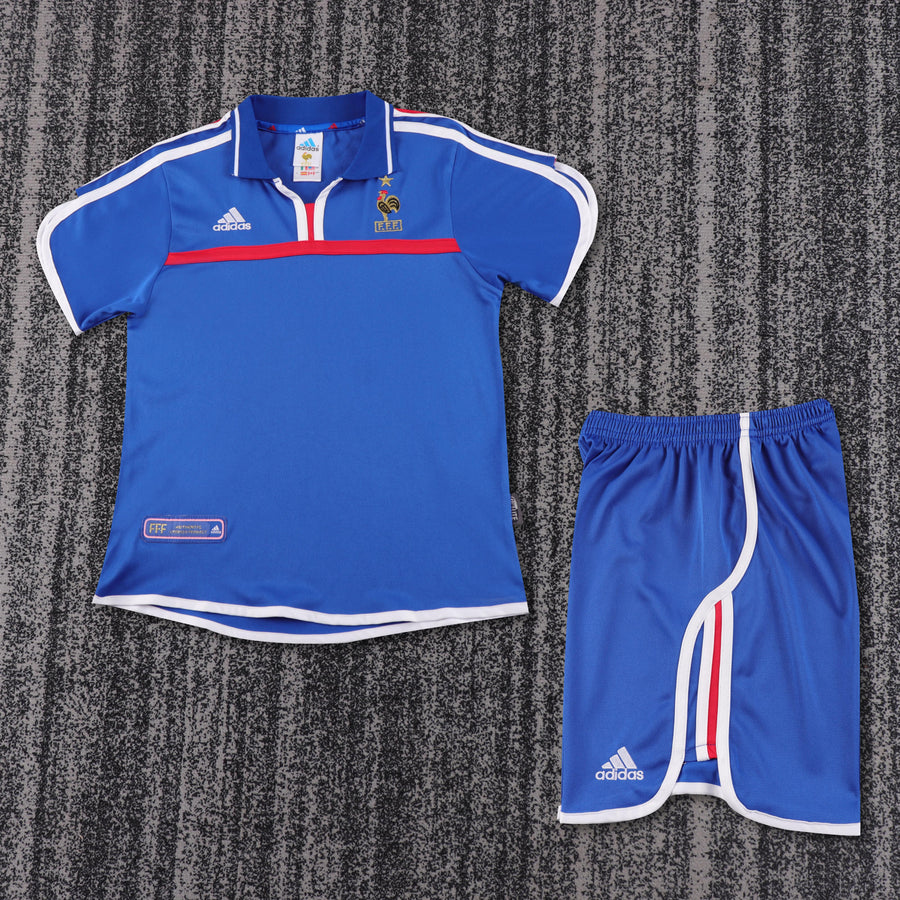 Camisa Retrô França 2000 Home Infantil – Belt Sports