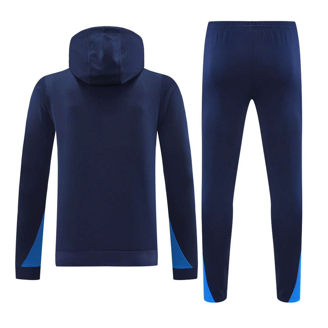 Conjunto Chelsea 2024/25 Azul Marinho II - Capuz