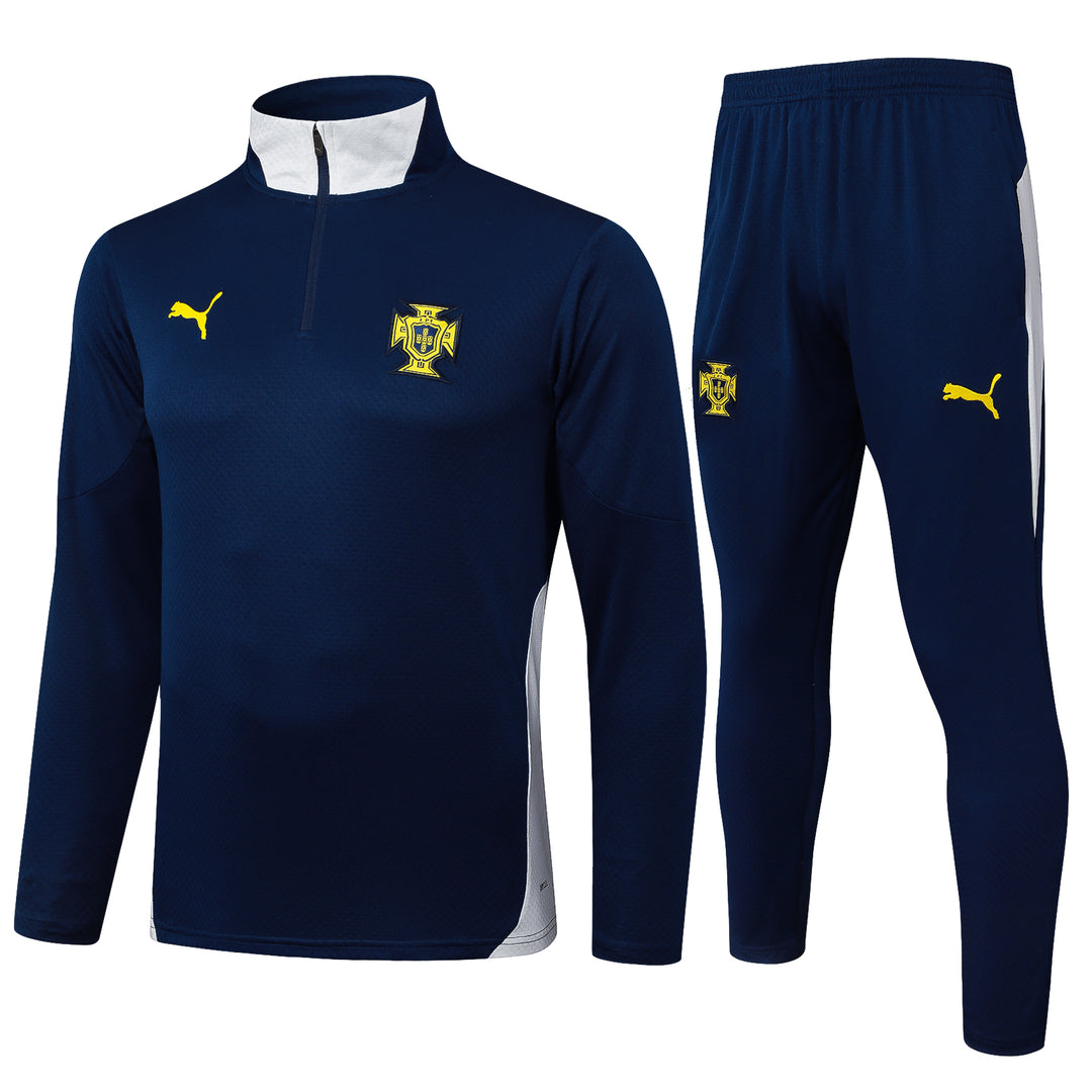 Conjunto Treino Portugal 24/25 - Azul Marinho