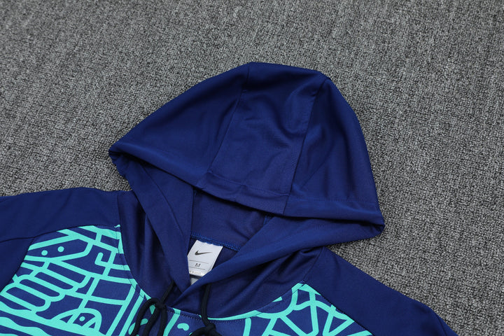 Conjunto Brasil 2025/26 Azul Marinho II - Capuz