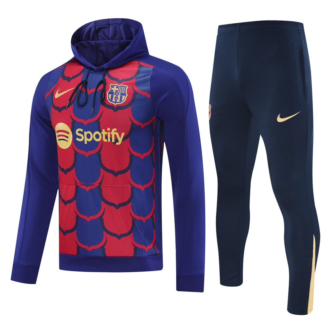 Conjunto Barcelona 2025/26 Azul - Capuz