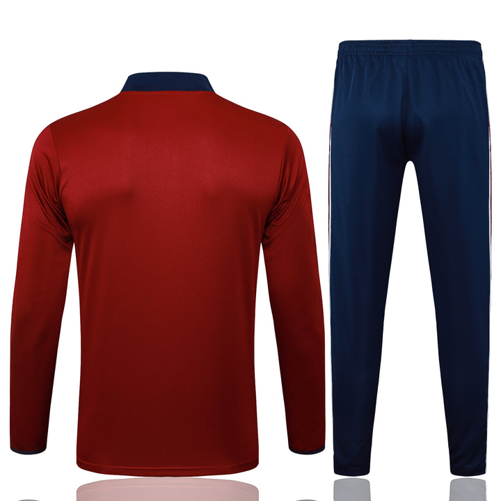 Conjunto Treino Arsenal 25/26 - Bordô/Azul Marinho