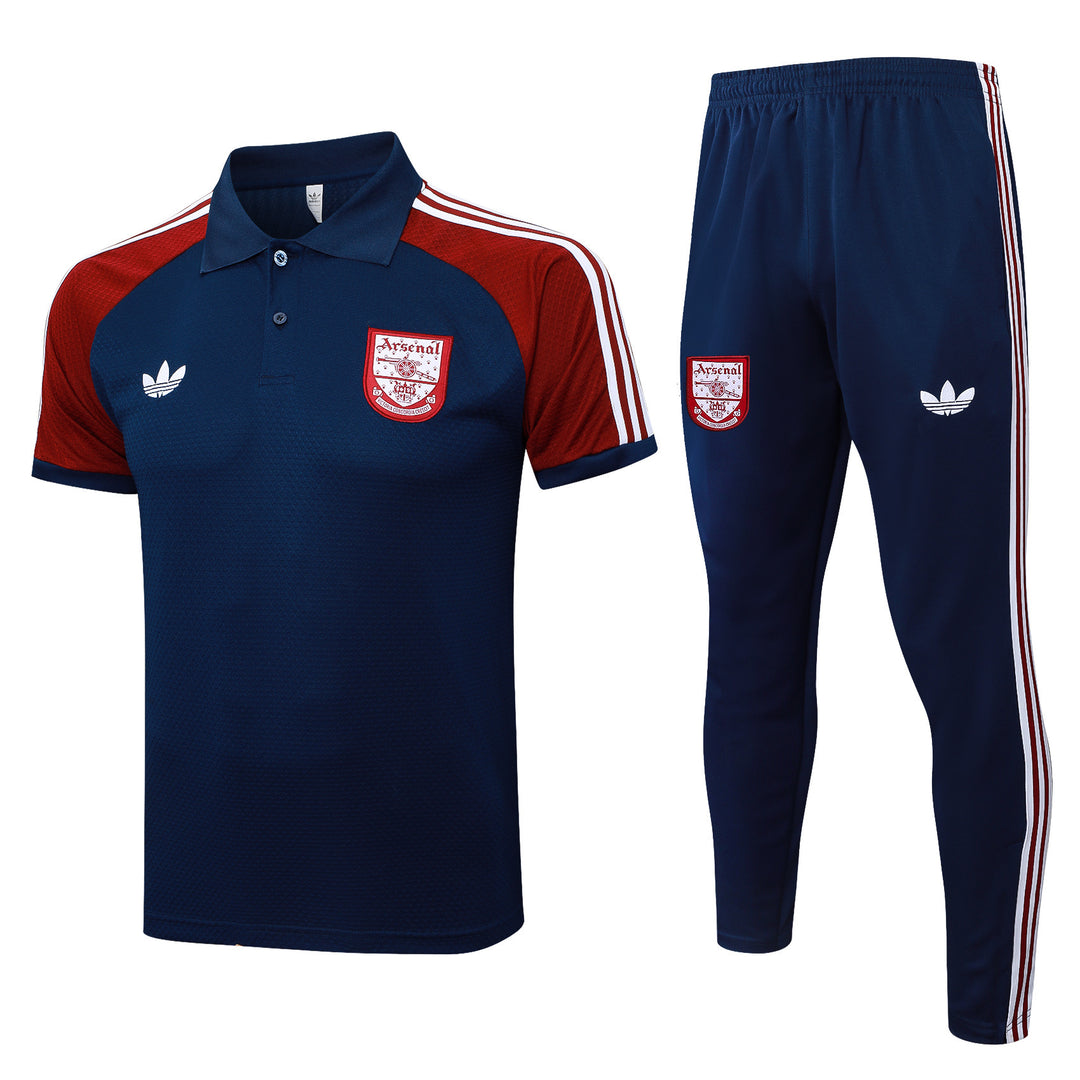Kit Polo Arsenal 25/26 - Azul marinho