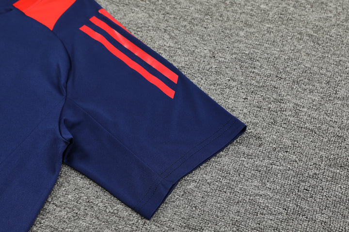 Camisa Treino Adidas - Azul Escuro/Vermelho