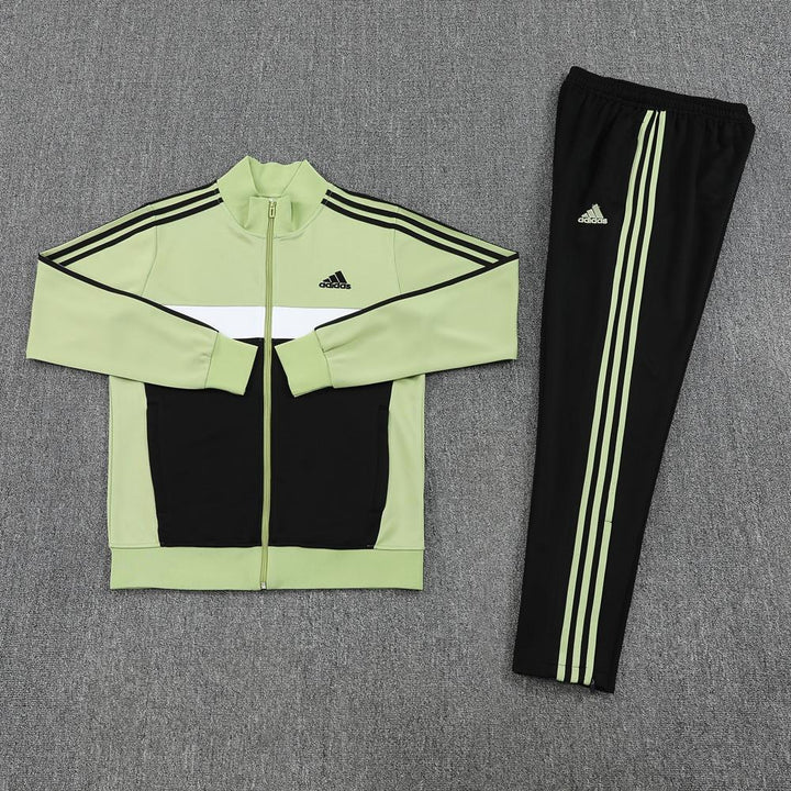 Conjunto Adidas - Preto/Verde Oliva