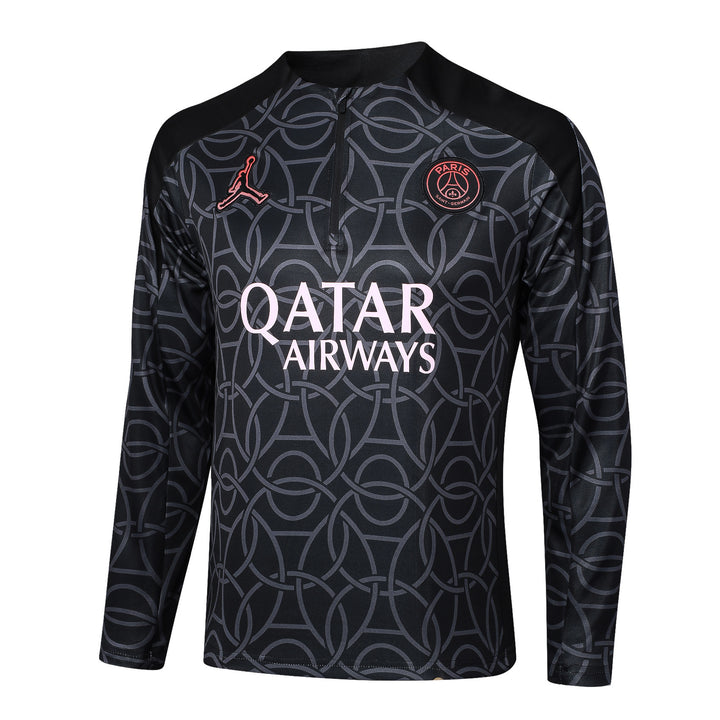 Blusão PSG 2025/26 - Mosaico Cinza/Preto
