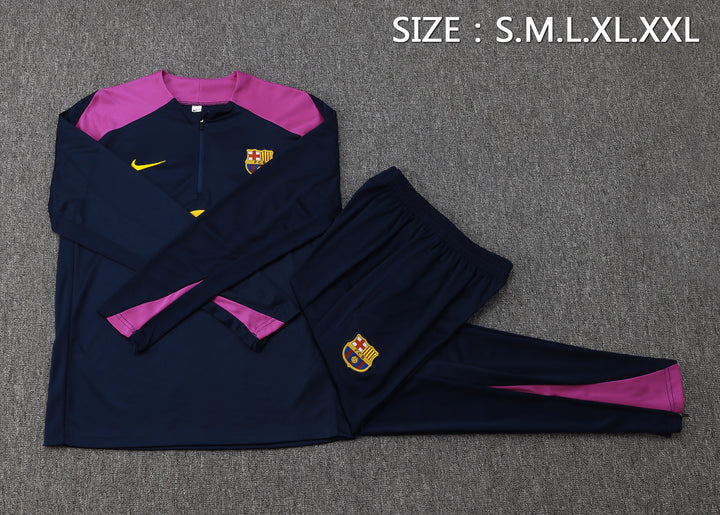 Conjunto Treino Barcelona 25/26- Azul/roxo