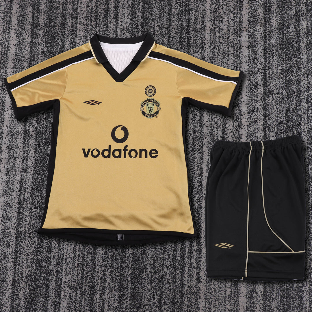 Camisa Retrô Manchester United 2001/02 Third Infantil – Belt Sports