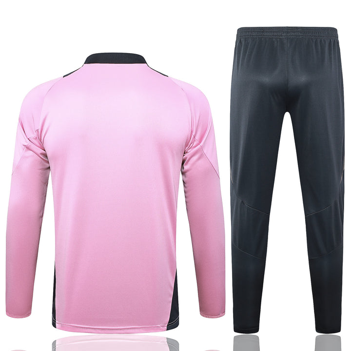 Conjunto Treino Real Madrid 24/25 - Rosa Claro/Cinza