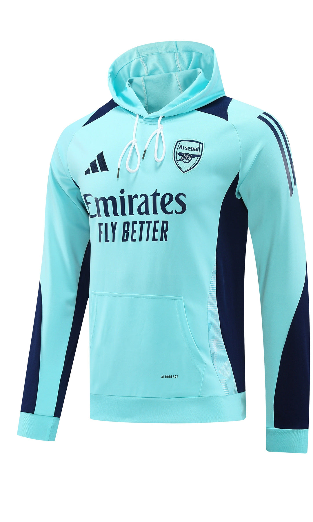 Blusão Real Madrid 2024/25 Azul Turquesa - Capuz