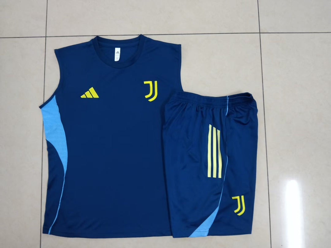 Kit Regata Juventus 25/26 - Azul Petróleo/Azul Capri/Amarelo
