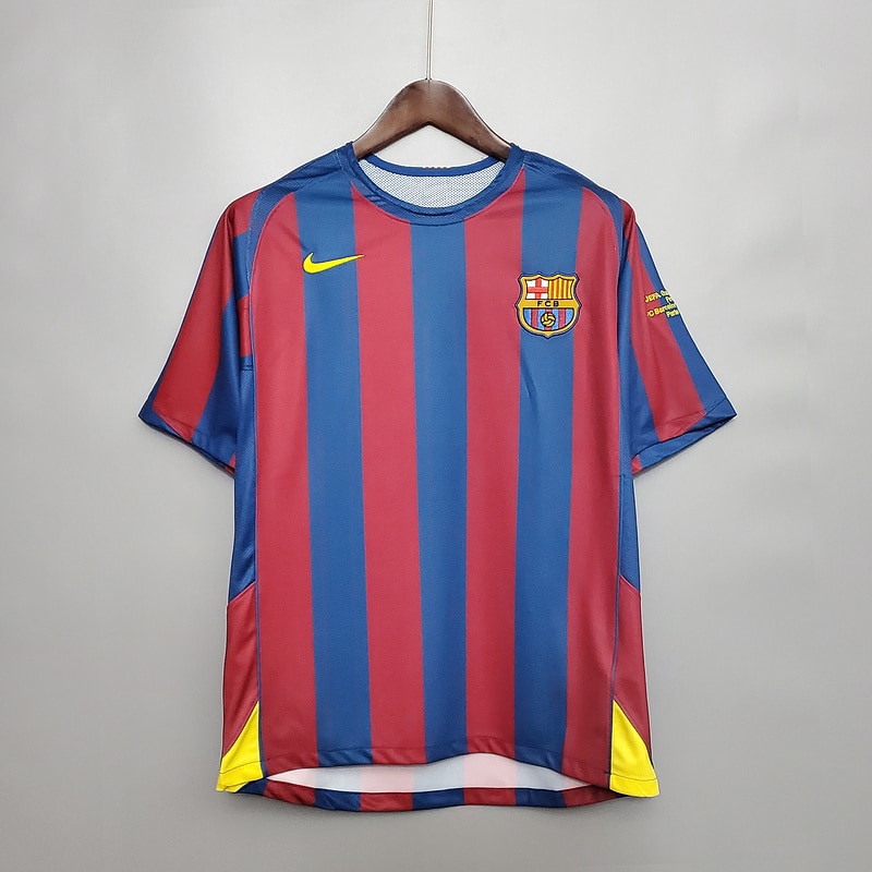 Camisa Retrô Barcelona 2006 UEFA Champions League Home