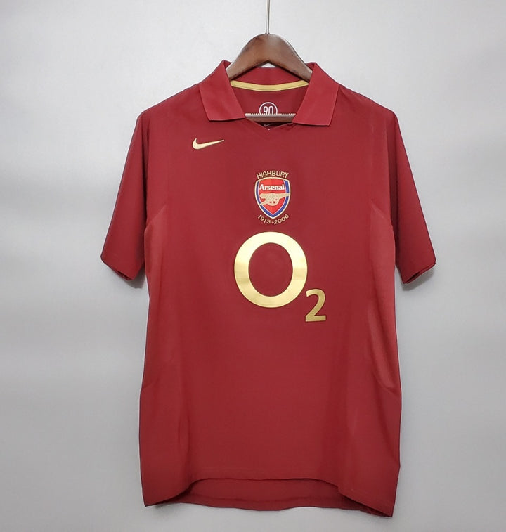 Camisa Retrô Arsenal 05/06 Home