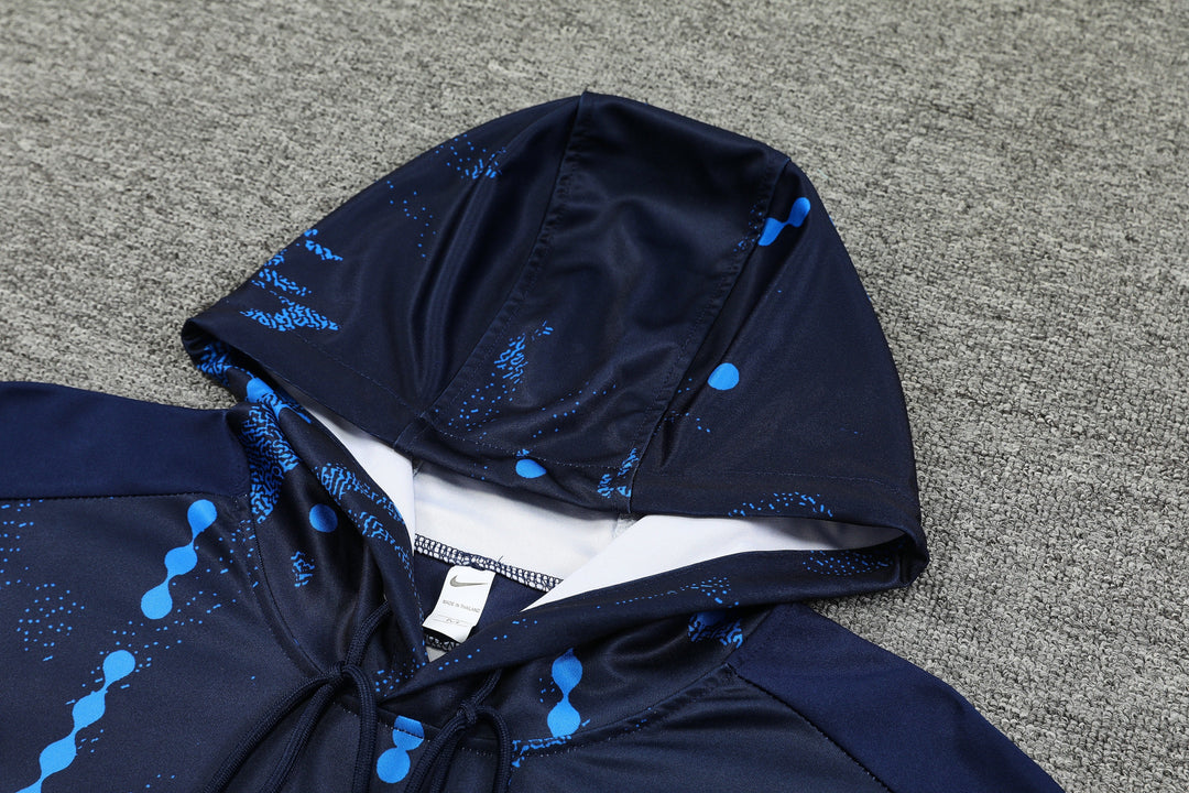 Conjunto Chelsea 2024/25 Azul - Capuz