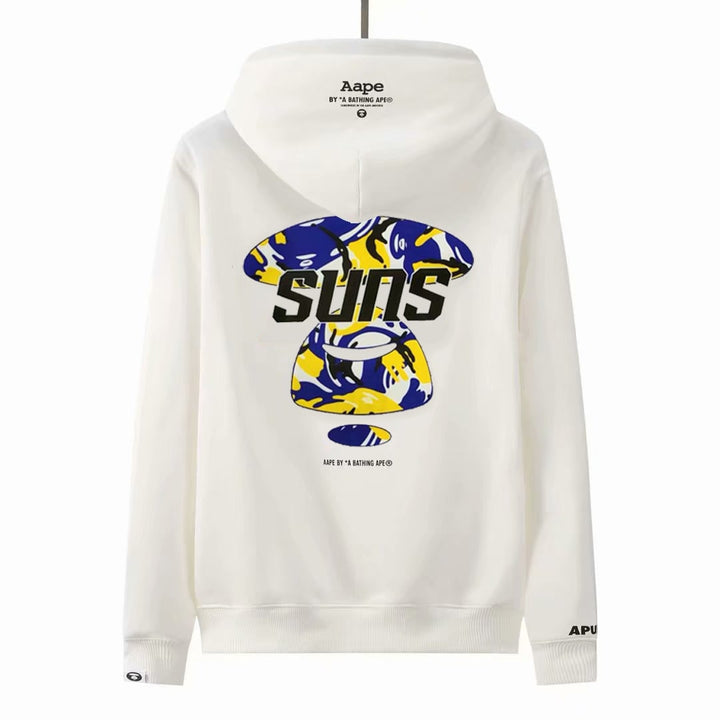 Moletom Phoenix Suns NBA x A Bathing Ape (BAPE) - Branco