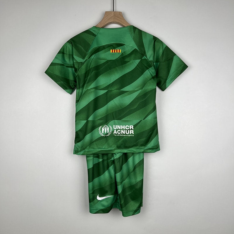 Conjunto Infantil Barcelona 2023/24 Goleiro II