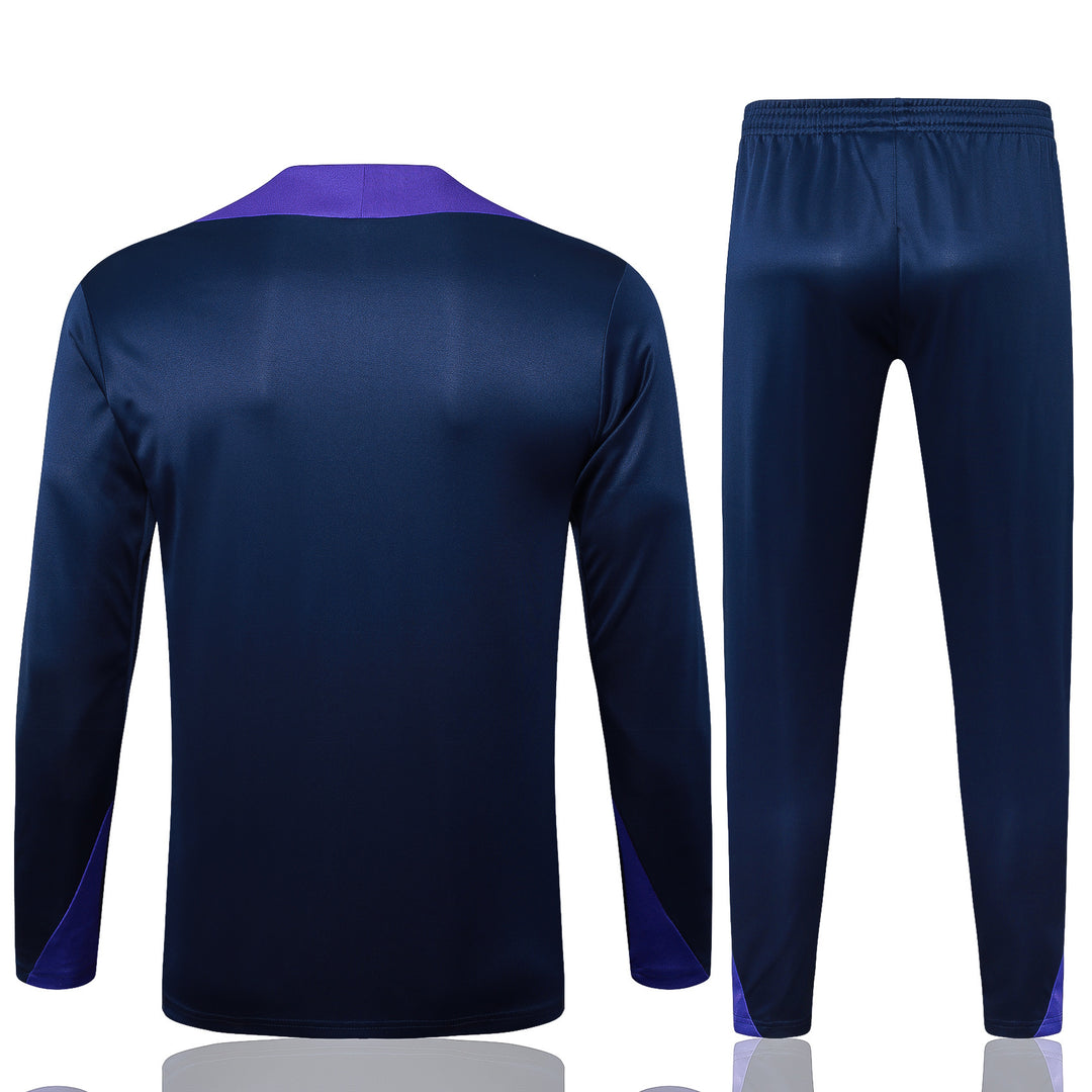 Conjunto Treino Borussia Dortmund 24/25 - Azul Marinho/Roxo