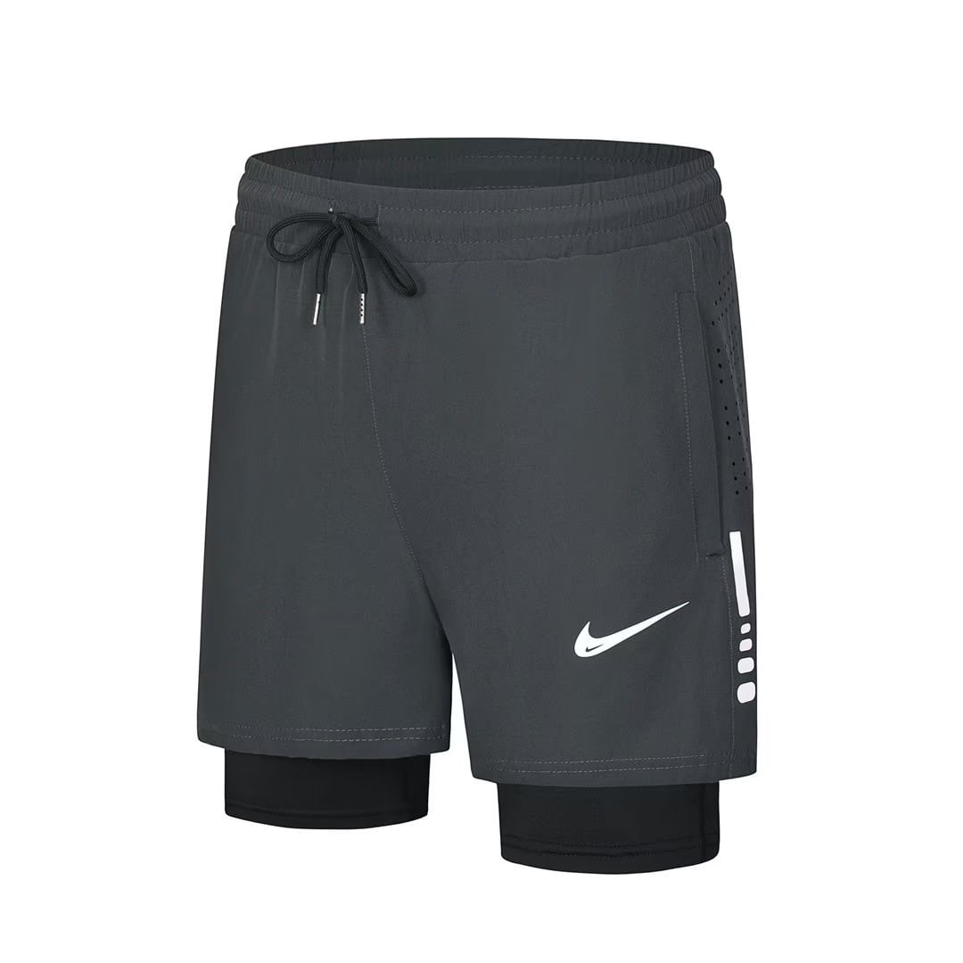 Shorts Nike Dri-FIT Hybrid Masculino - Cinza