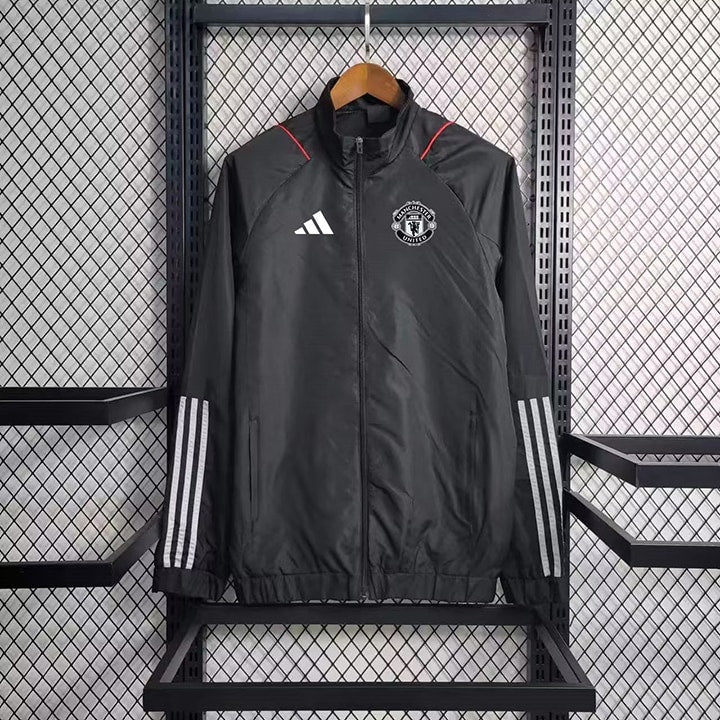 Jaqueta Corta Vento Manchester United 23/24 - Preto
