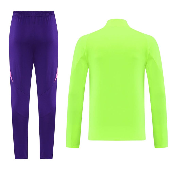 Conjunto treino Adidas - Verde Neon/Roxo