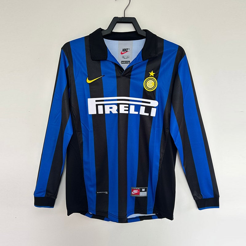Camisa Retrô Inter Milan 1998/99 Home Manga Longa – Belt Sports