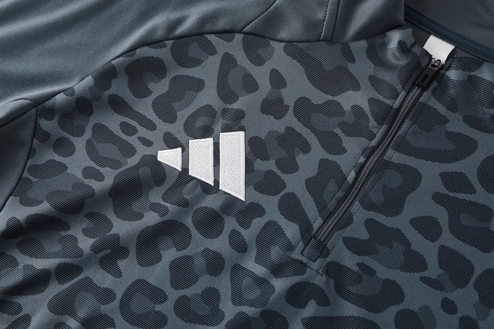 Blusão Treino Adidas - Cinza Escuro